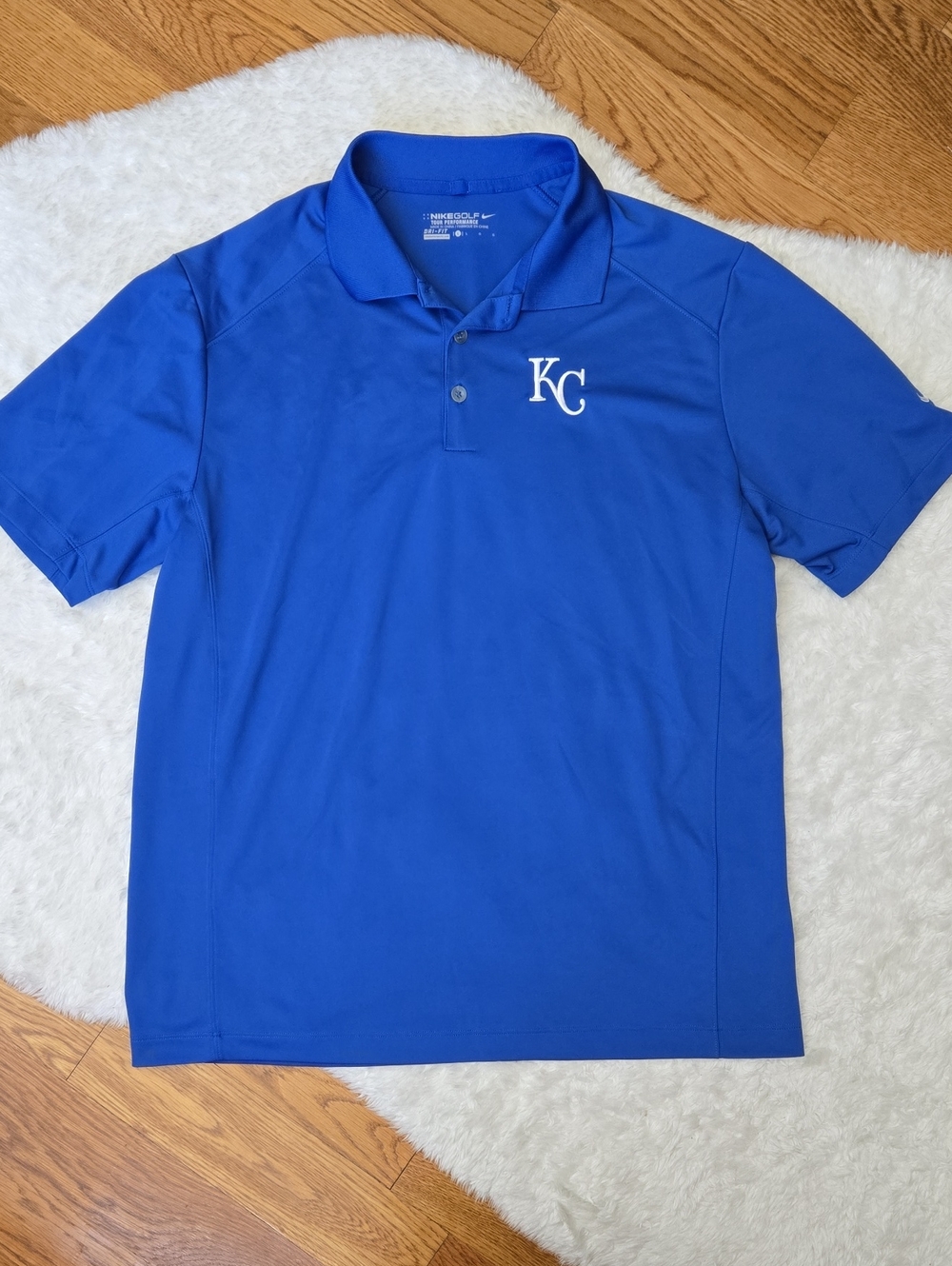Nike MLB KC Royals Polo, Mens Large